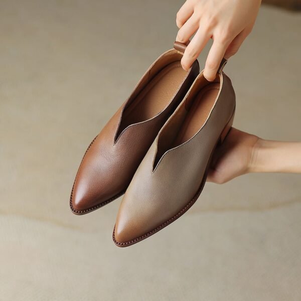 CHIKO Shannel Pointy Toe Block Heels Pumps Shoes - Image 2