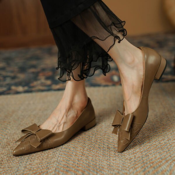 CHIKO Shawnika Pointy Toe Block Heels Pumps Shoes - Image 2