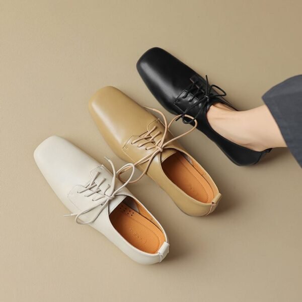 CHIKO Shaterra Square Toe Block Heels Oxfords Shoes - Image 2