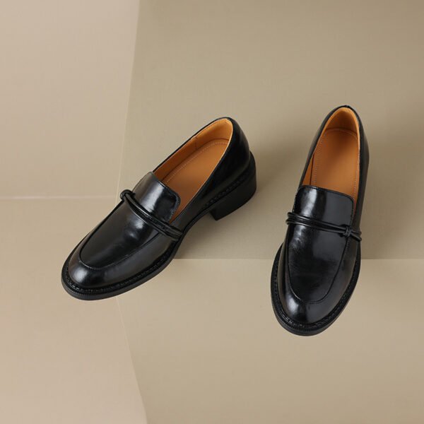CHIKO Shatara Round Toe Block Heels Loafers Shoes - Image 2