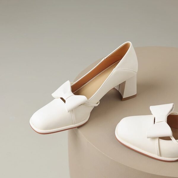 CHIKO Sharnell Square Toe Block Heels Pumps Shoes
