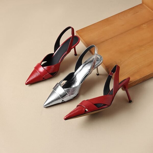 CHIKO Shakeita Pointy Toe Stiletto Slingback Shoes - Image 2