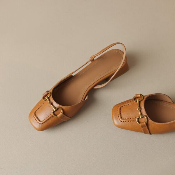 CHIKO Marquisha Square Toe Block Heels Slingback Shoes - Image 2