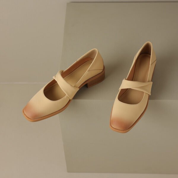 CHIKO Markayla Square Toe Block Heels Mary Jane Shoes - Image 2