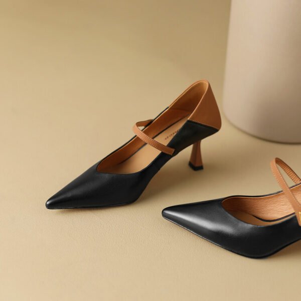 CHIKO Shalanda Pointy Toe Stiletto Mary Jane Shoes - Image 2