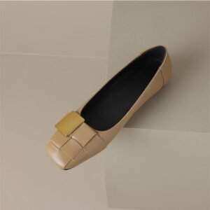 CHIKO Onesha Square Toe Block Heels Pumps Shoes
