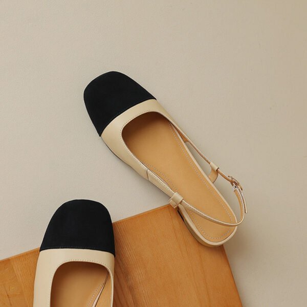 CHIKO Quiana Square Toe Block Heels Slingback Shoes - Image 2