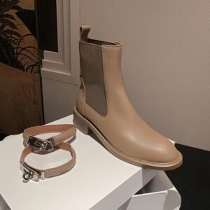 CHIKO Tashana Round Toe Block Heels Ankle Boots
