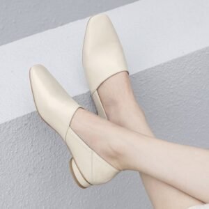 CHIKO Tashawna Square Toe Block Heels Pumps Shoes