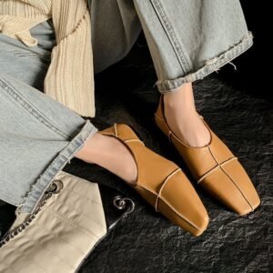 CHIKO Susie Square Toe Block Heels Pumps Shoes