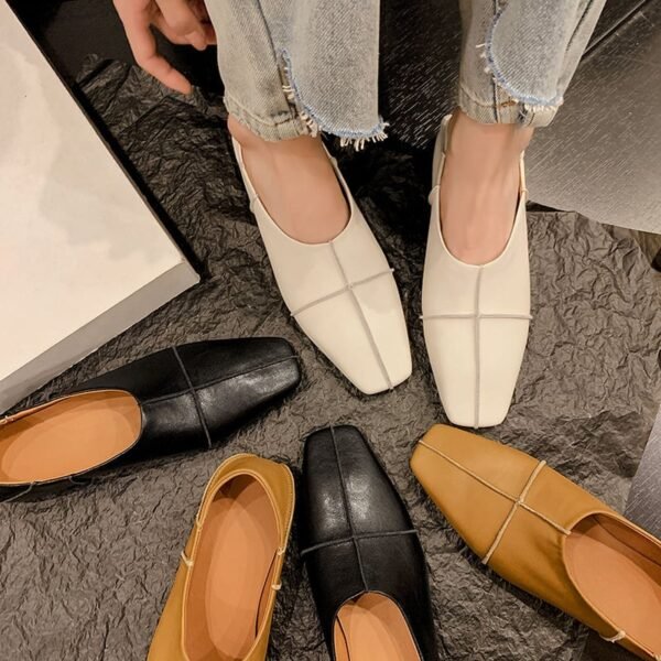 CHIKO Susie Square Toe Block Heels Pumps Shoes - Image 2