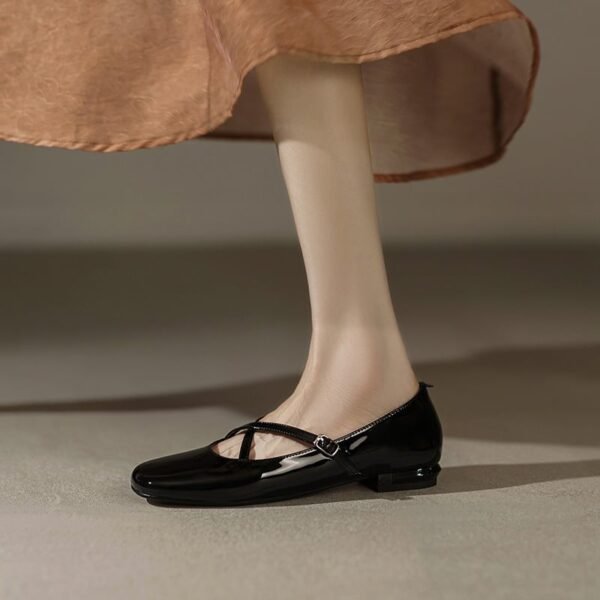 CHIKO Shevonne Square Toe Block Heels Mary Jane Shoes - Image 2