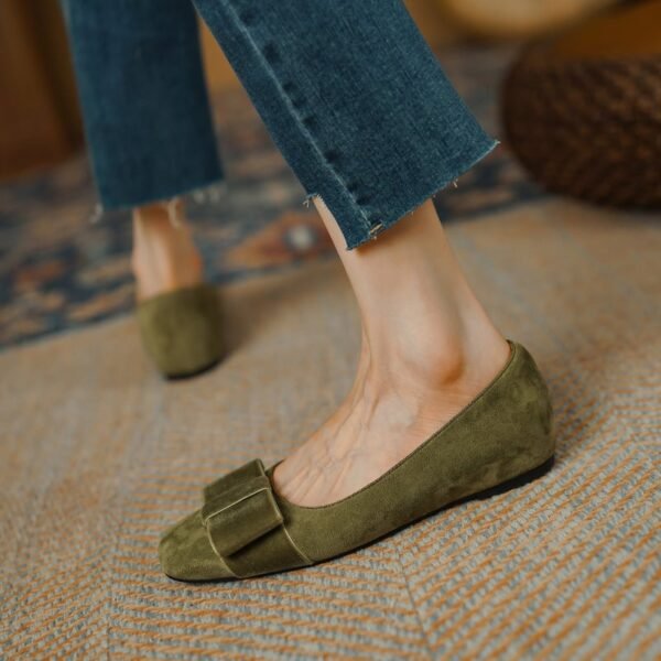 CHIKO Sylvianne Square Toe Block Heels Pumps Shoes - Image 2