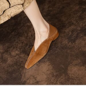CHIKO Sherilyn Square Toe Block Heels Pumps Shoes