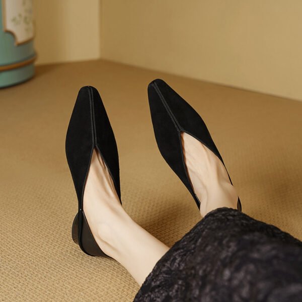 CHIKO Sherilyn Square Toe Block Heels Pumps Shoes - Image 2