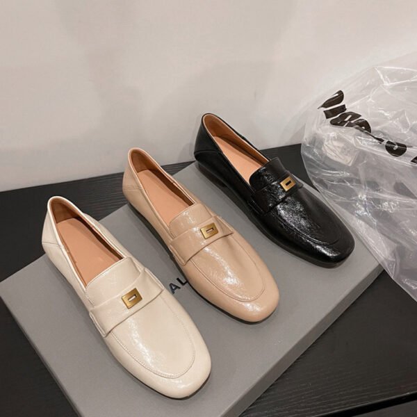 CHIKO Symantha Square Toe Block Heels Loafers Shoes - Image 2
