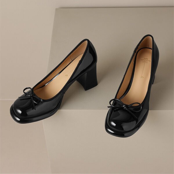 CHIKO Shiquita Square Toe Block Heels Pumps Shoes - Image 2