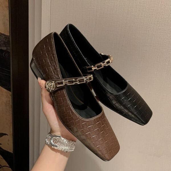 CHIKO Adara Square Toe Block Heels Mary Jane Shoes