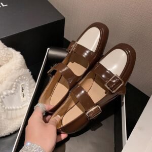 CHIKO Aisha Round Toe Block Heels Mary Jane Shoes