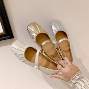 CHIKO Ghada Square Toe Block Heels Mary Jane Shoes