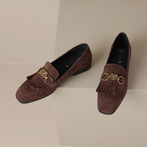 CHIKO Tyiesha Square Toe Block Heels Loafers Shoes - Image 2