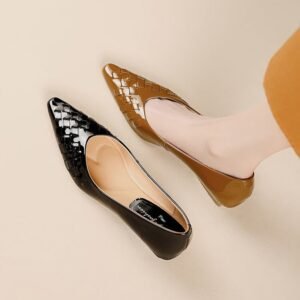 CHIKO Tyeisha Pointy Toe Wedge Pumps Shoes