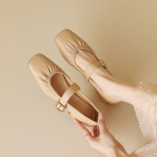 CHIKO Faizah Square Toe Block Heels Mary Jane Shoes - Image 2