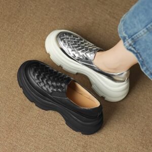 CHIKO Tynisha Round Toe Flatforms Loafers Shoes