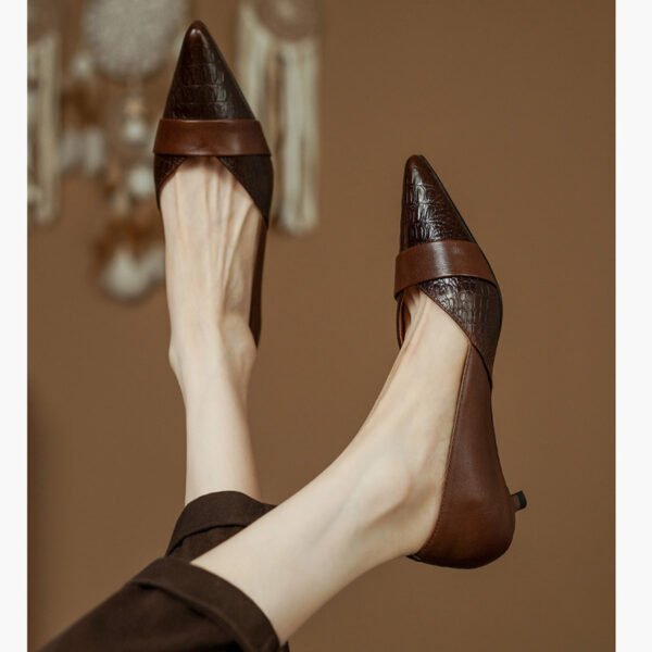 CHIKO Veanna Pointy Toe Kitten Heels Pumps Shoes - Image 2