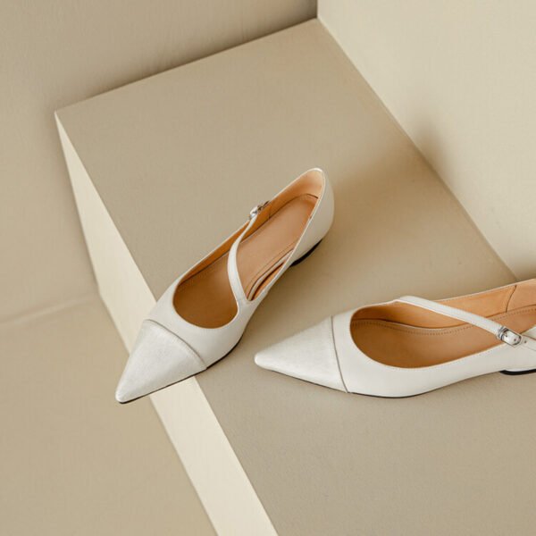 CHIKO Indamira Pointy Toe Block Heels Mary Jane Shoes - Image 2