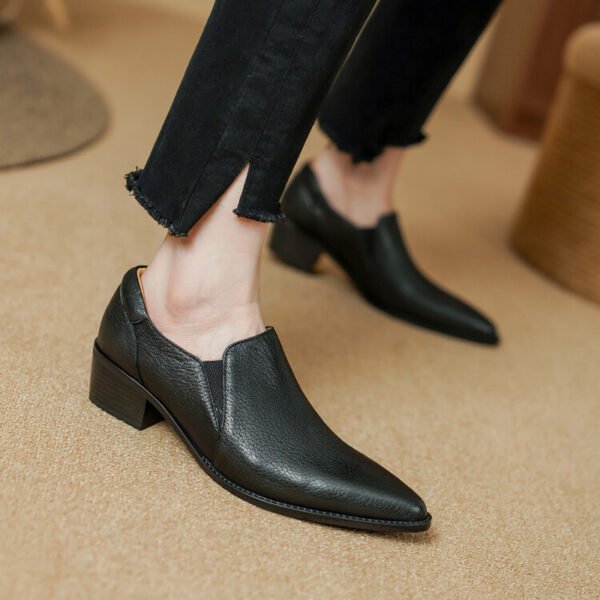 CHIKO Sophia Pointy Toe Block Heels Pumps Shoes - Image 2