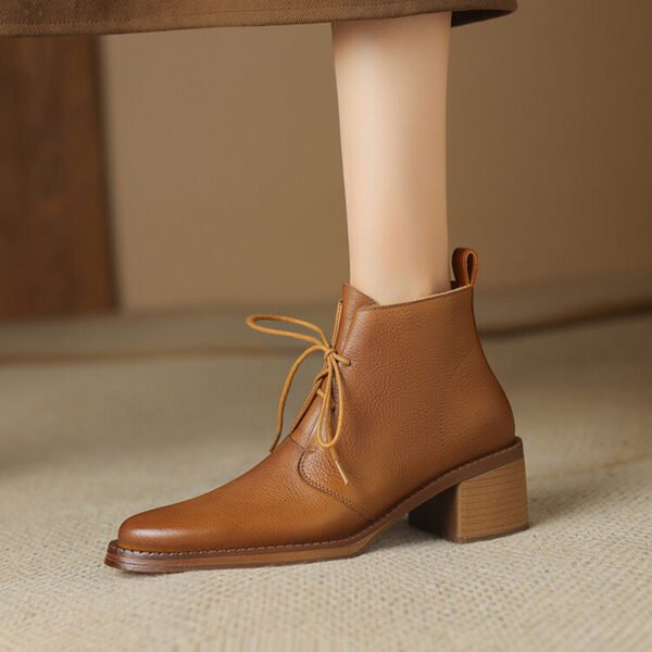 CHIKO Evelyn Pointy Toe Block Heels Ankle Boots - Image 2