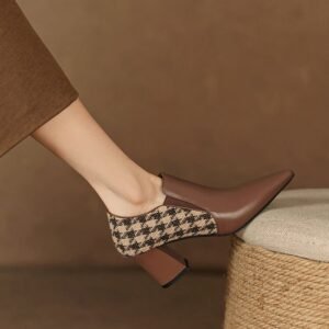 CHIKO Imani Pointy Toe Block Heels Ankle Boots