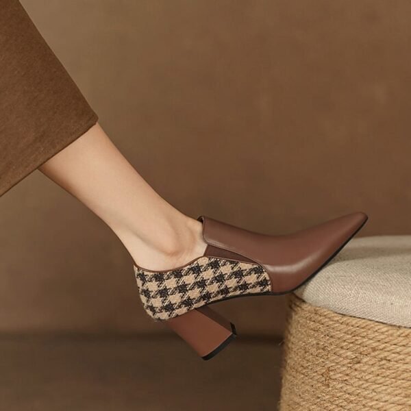 CHIKO Imani Pointy Toe Block Heels Ankle Boots