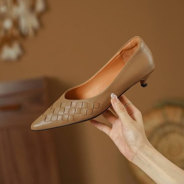 CHIKO Jamila Pointy Toe Kitten Heels Pumps Shoes