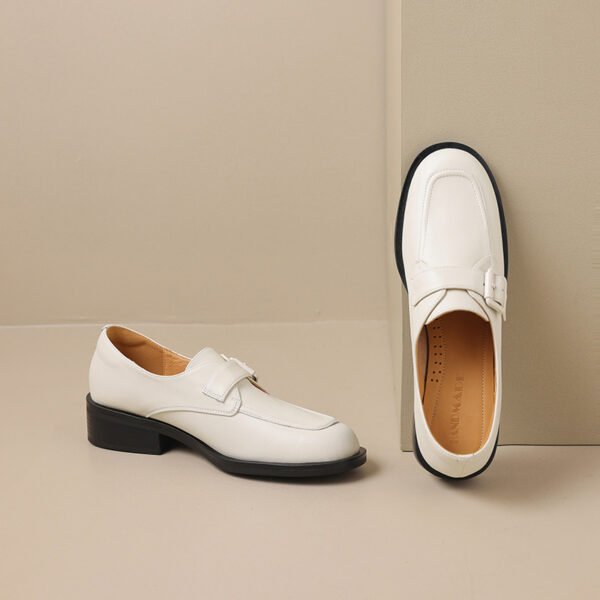 CHIKO Emery Round Toe Block Heels Loafers Shoes - Image 2