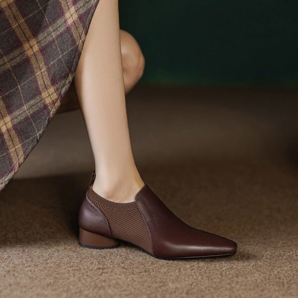 CHIKO Jade Square Toe Block Heels Ankle Boots - Image 2