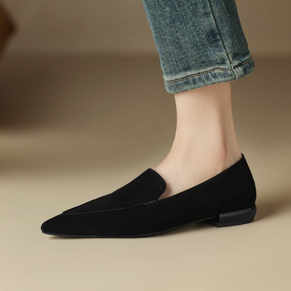 CHIKO Leah Pointy Toe Block Heels Loafers Shoes - Image 2