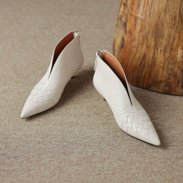 CHIKO Ruby Pointy Toe Kitten Heels Ankle Boots - Image 2