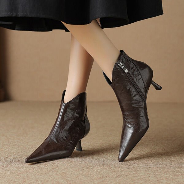 CHIKO Genesis Pointy Toe Stiletto Ankle Boots - Image 2
