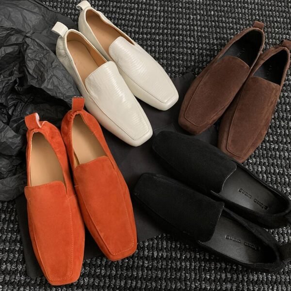CHIKO Avery Square Toe Block Heels Loafers Shoes - Image 2