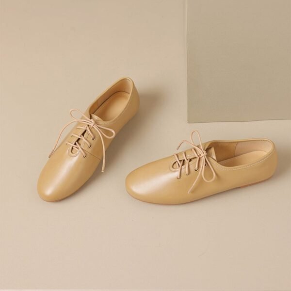 CHIKO Grace Round Toe Block Heels Oxfords Shoes - Image 2