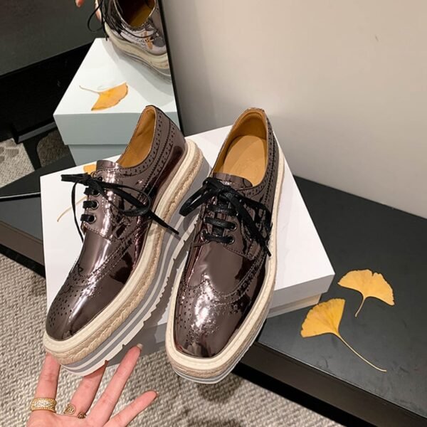 CHIKO Isla Square Toe Flatforms Oxfords Shoes - Image 2