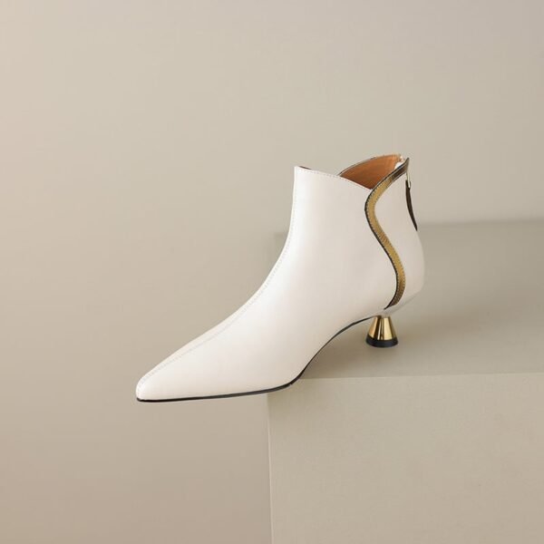 CHIKO Hallie Pointy Toe Kitten Heels Ankle Boots