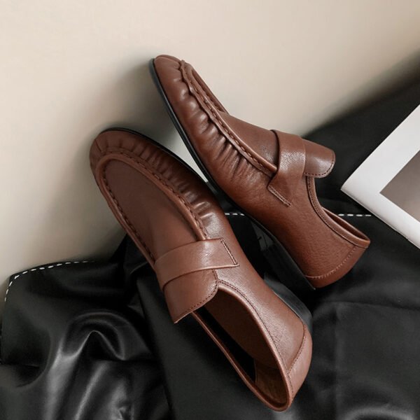 CHIKO Diana Round Toe Block Heels Loafers Shoes - Image 2
