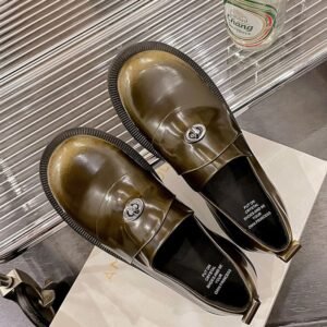 CHIKO Sawyer Round Toe Block Heels Loafers Shoes