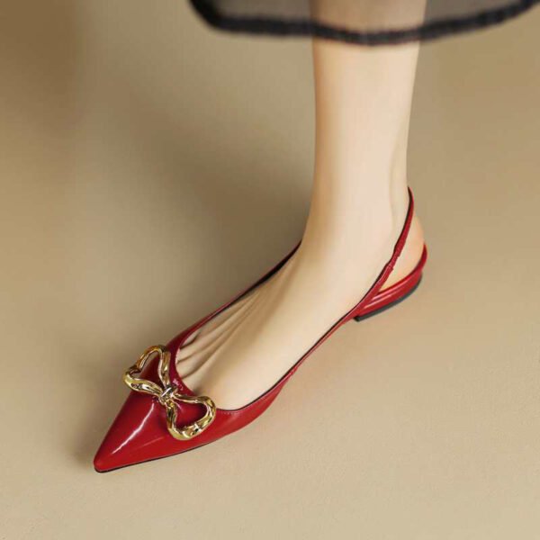 CHIKO Alina Pointy Toe Block Heels Slingback Shoes - Image 2