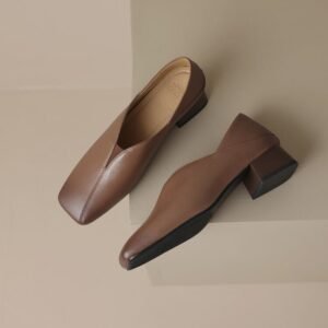 CHIKO Emersyn Square Toe Block Heels Pumps Shoes