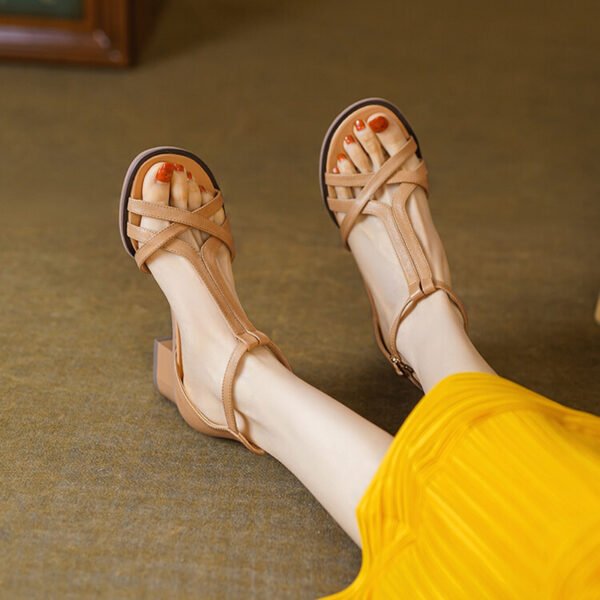 CHIKO Juliette Open Toe Block Heels Heeled Sandals - Image 2