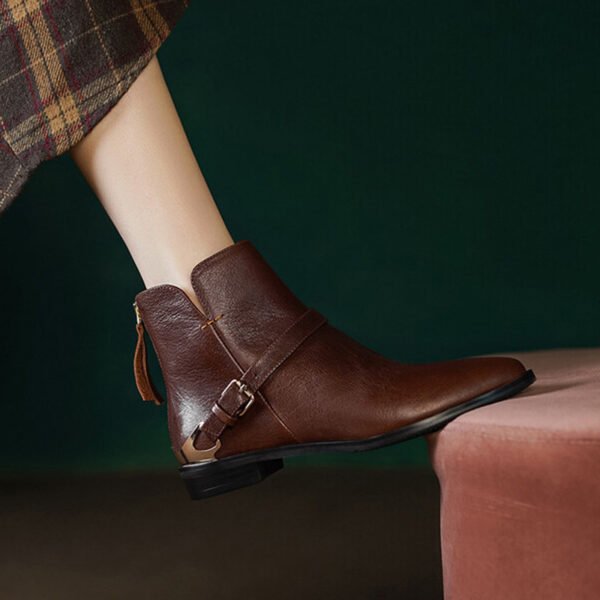 CHIKO Ruth Pointy Toe Block Heels Ankle Boots - Image 2